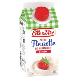 ELLE & VIRE Crème fleurette 30%Mg - 33cl
