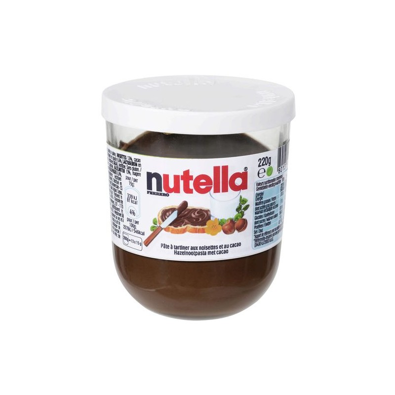 NUTELLA Pâte à tartiner noisette - 220g NUTELLA Pâte à tartiner noisette - 220g