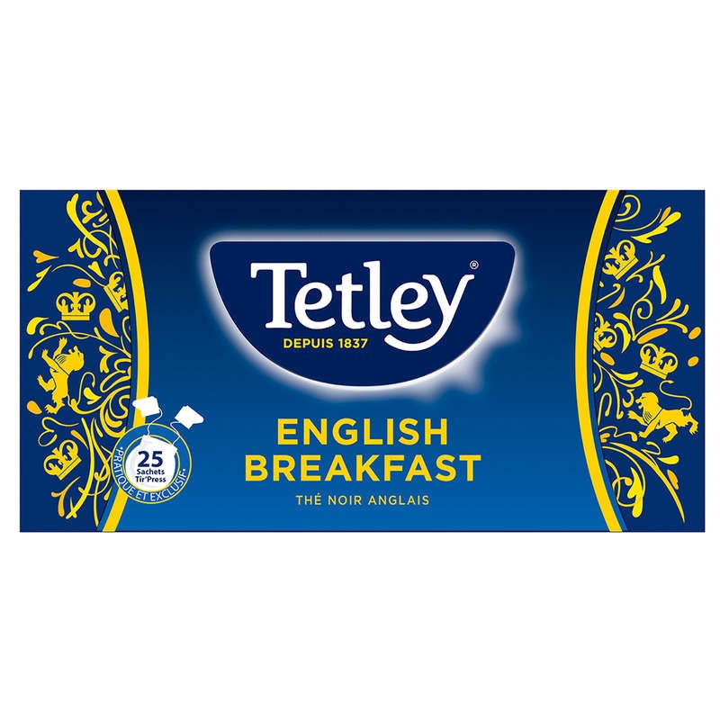 TETLEY Thé anglais english breakfast 50g TETLEY Thé anglais english breakfast 50g
