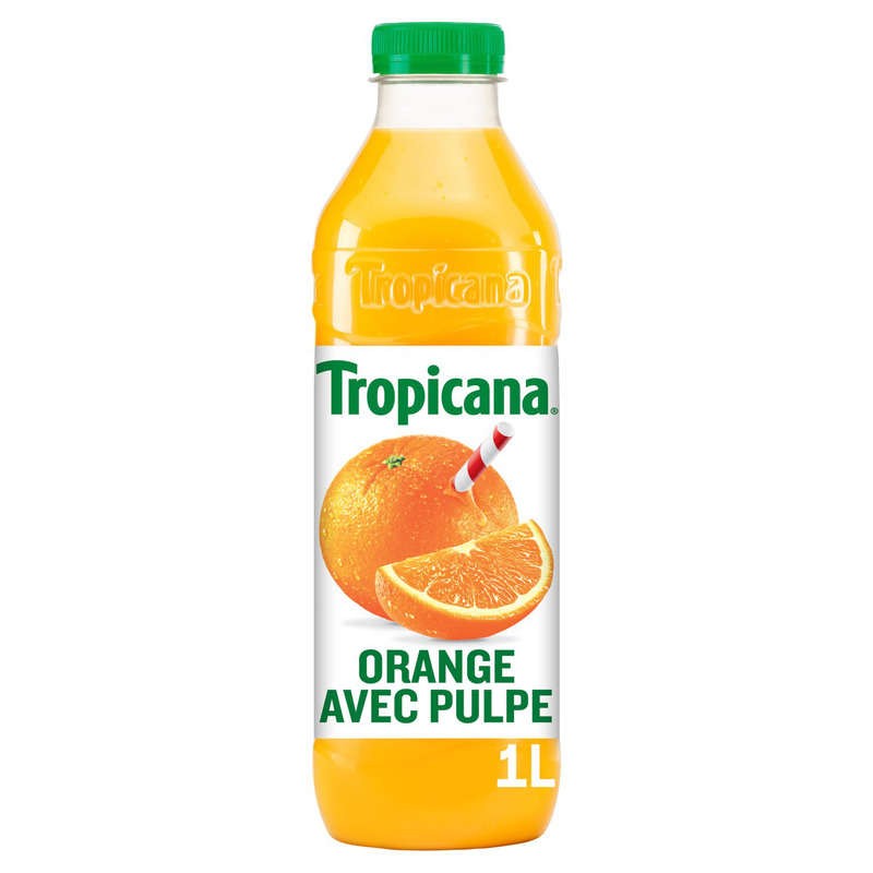 TROPICANA Jus d'orange pulpe 1L TROPICANA Jus d'orange pulpe 1L