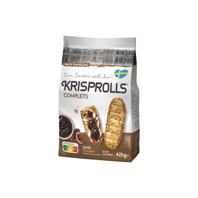 KRISPROLLS Pains Suédois au blé complet - 425g KRISPROLLS Pains Suédois au blé complet - 425g